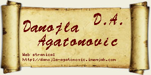 Danojla Agatonović vizit kartica